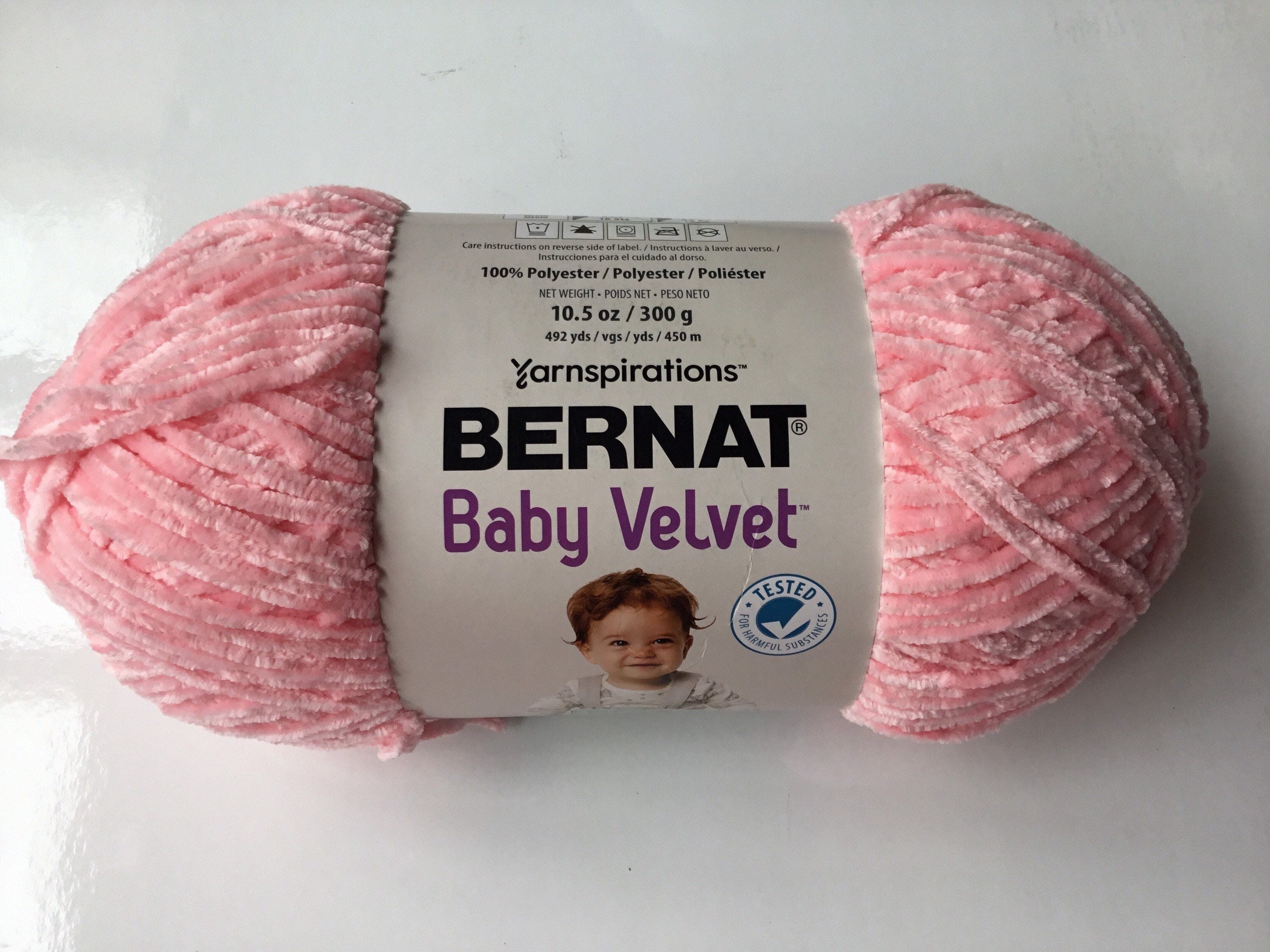 Bernat Baby Velvet Yarn Ever After Pink 4 Skeins
