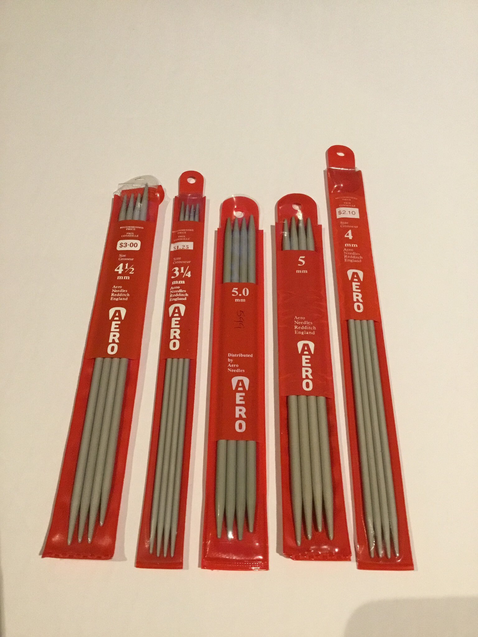 Aero Double Sided Knitting Needles / 4 Pack / Many Different Etsy Canada