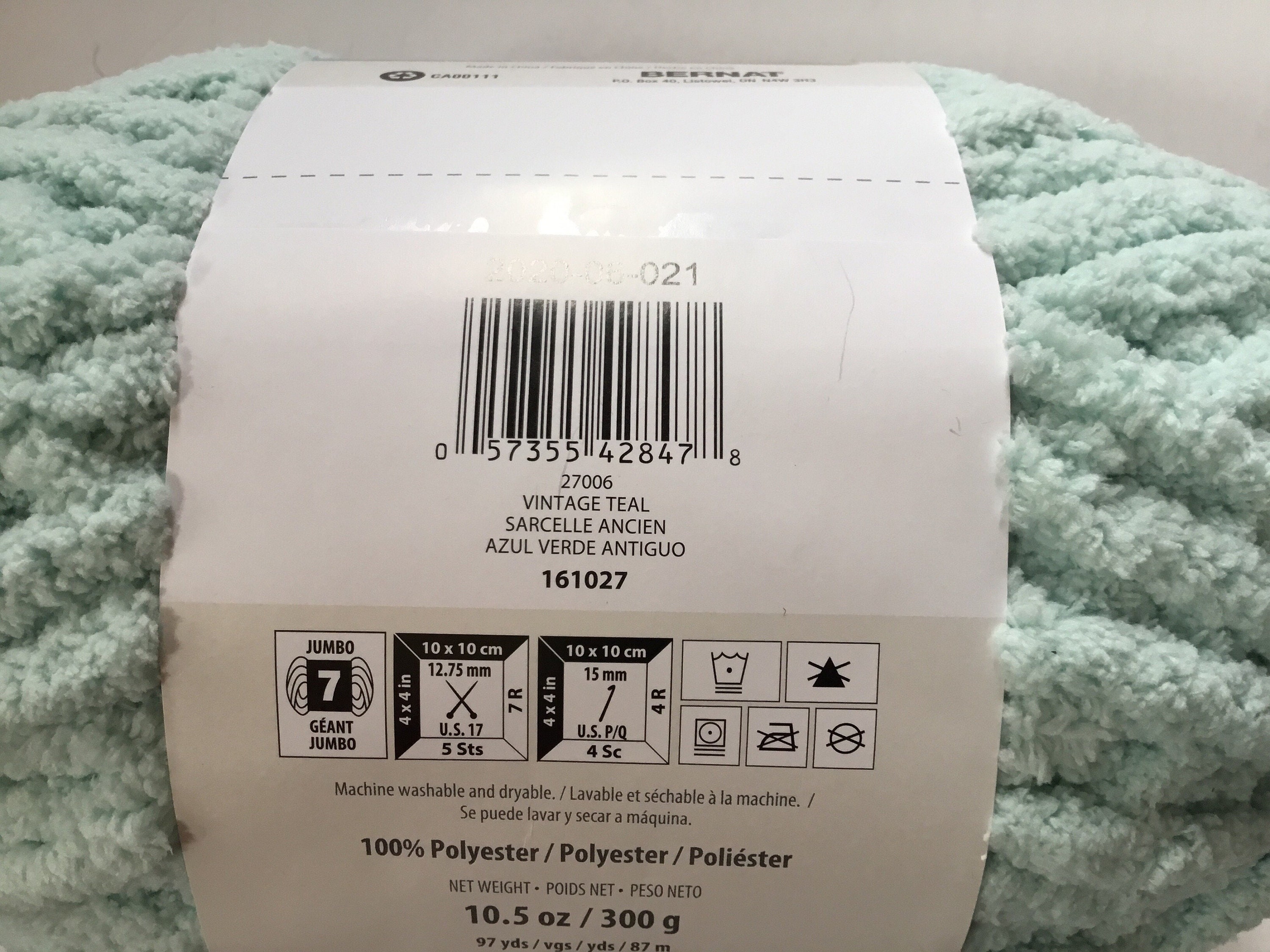 Bernat Blanket Extra 10.5oz/300g Bulky 7 vintage Teal Etsy