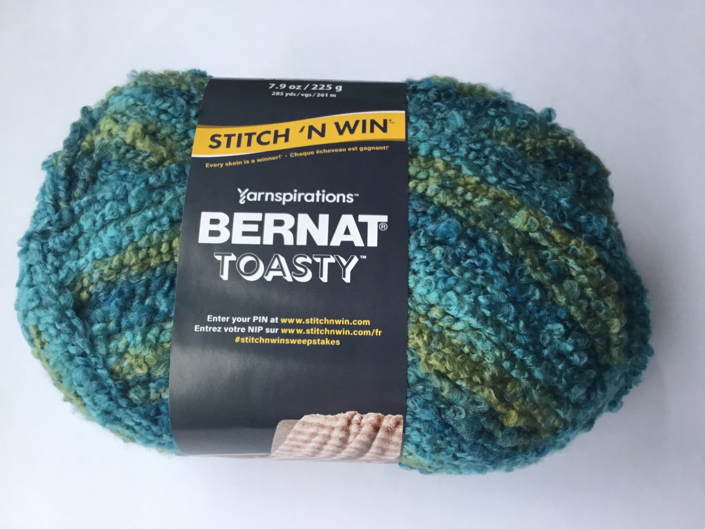 Stitch n win bernat blanket big yarn sale