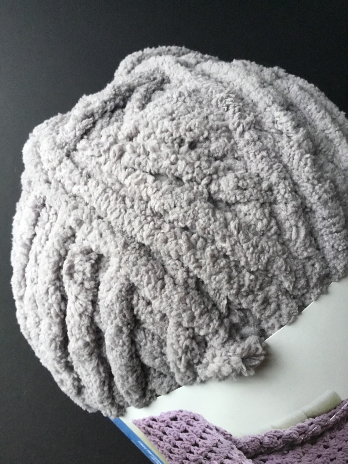 Bernat Blanket Extra 10.5oz/300g bulky 7 Vapor Gray Etsy