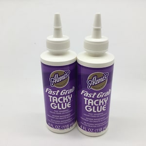 Alene’s Fast Grab Tacky Glue, Set of 2,for a Strong Permanent Hold, Non Yellowing Photo Safe 4-FL OZ(118ml) x2