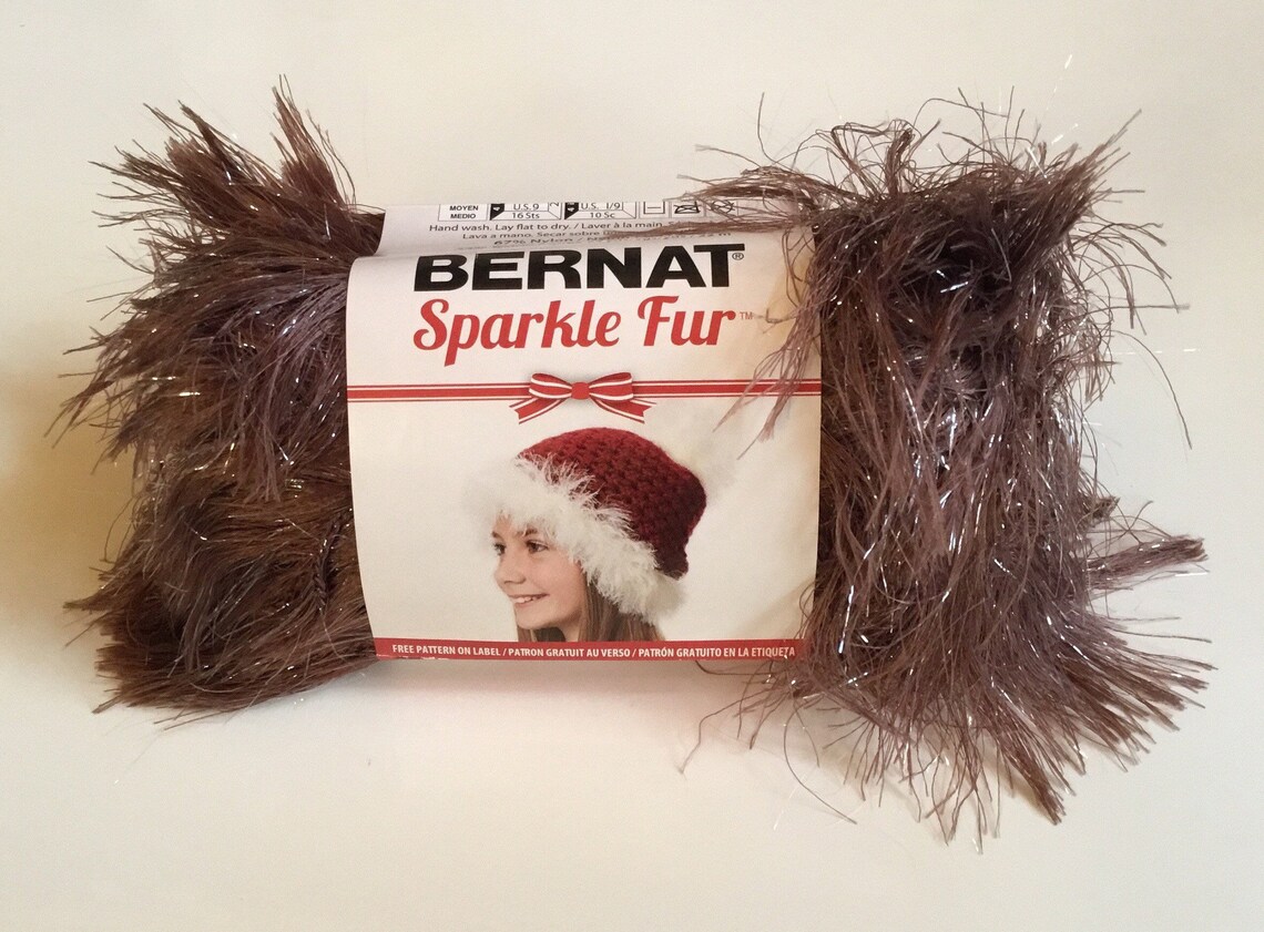 Bernat Sparkle FurFun novelty eyelash yarn Etsy