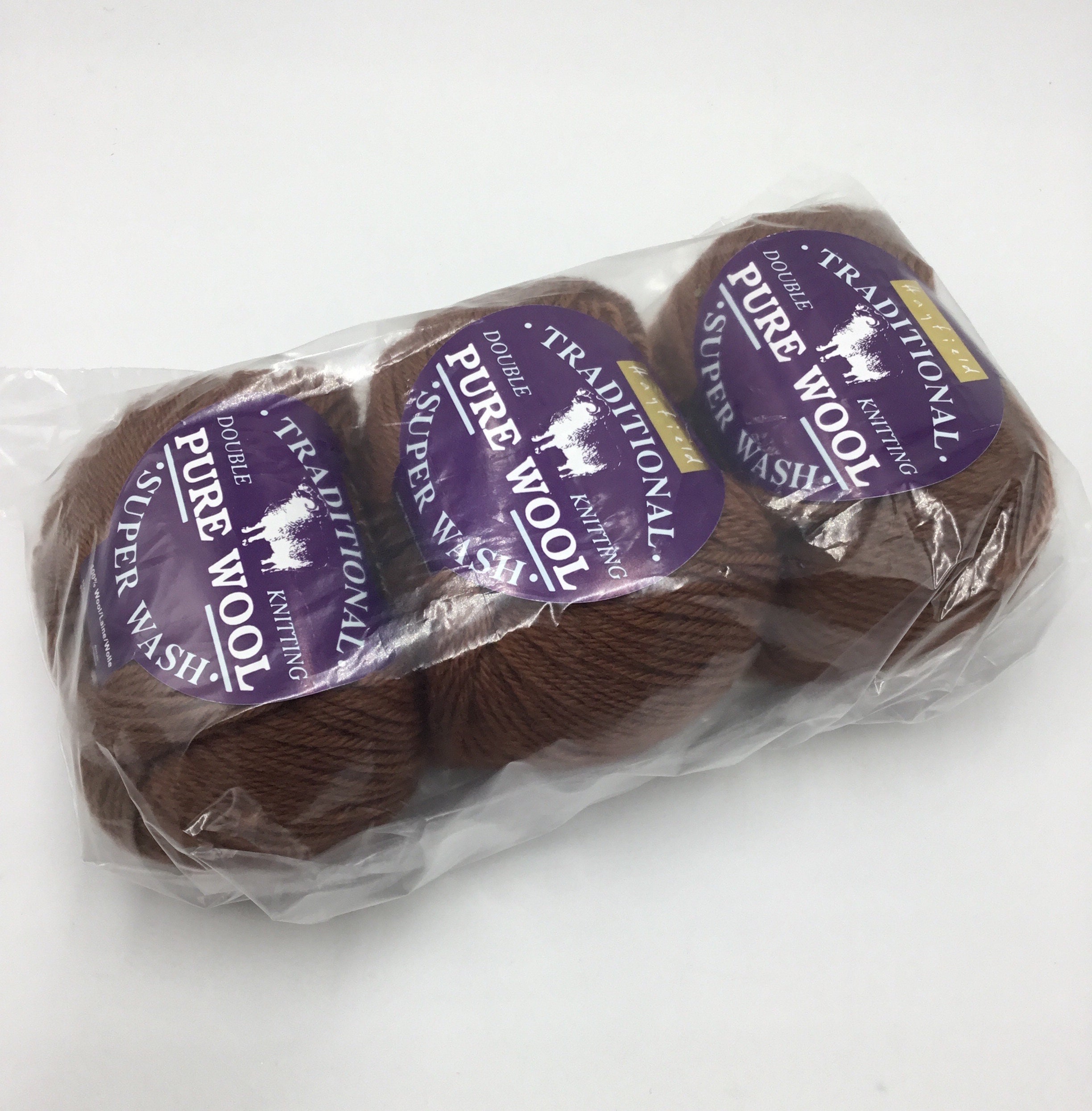 Hayfield Traditional Set of 3 Pure Wool Super Wash -extremely Soft