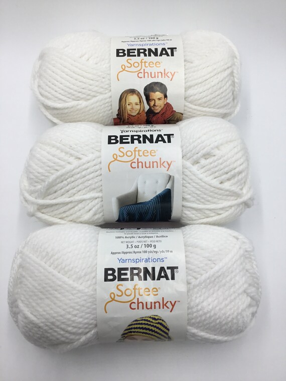 Bernat softee online chunky white