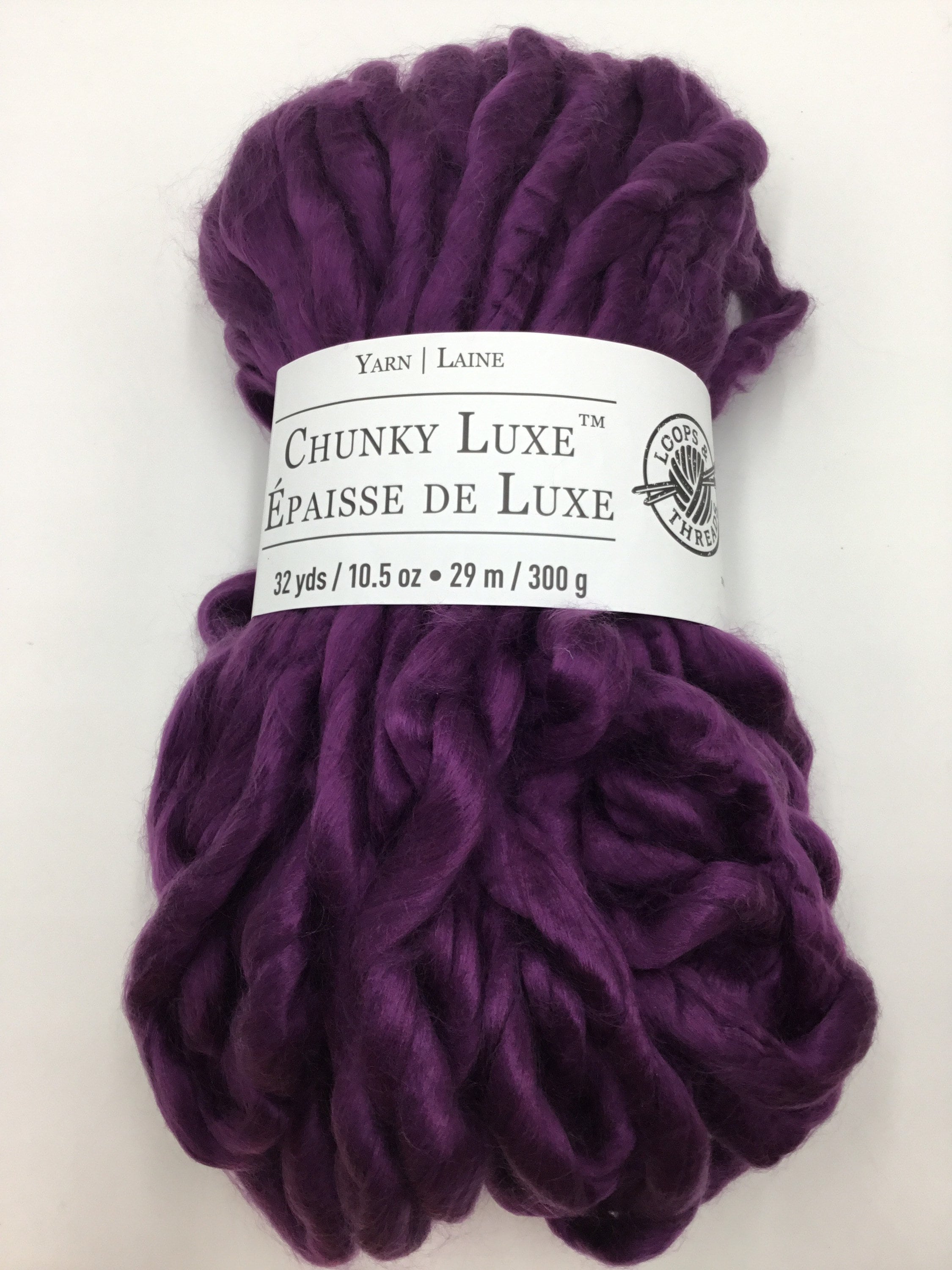loops & threads, Art, 2 Chunky Luxe Big Acrylic Yarn Light Pink 32 Yards  Nwt 5 Oz Loops Threads