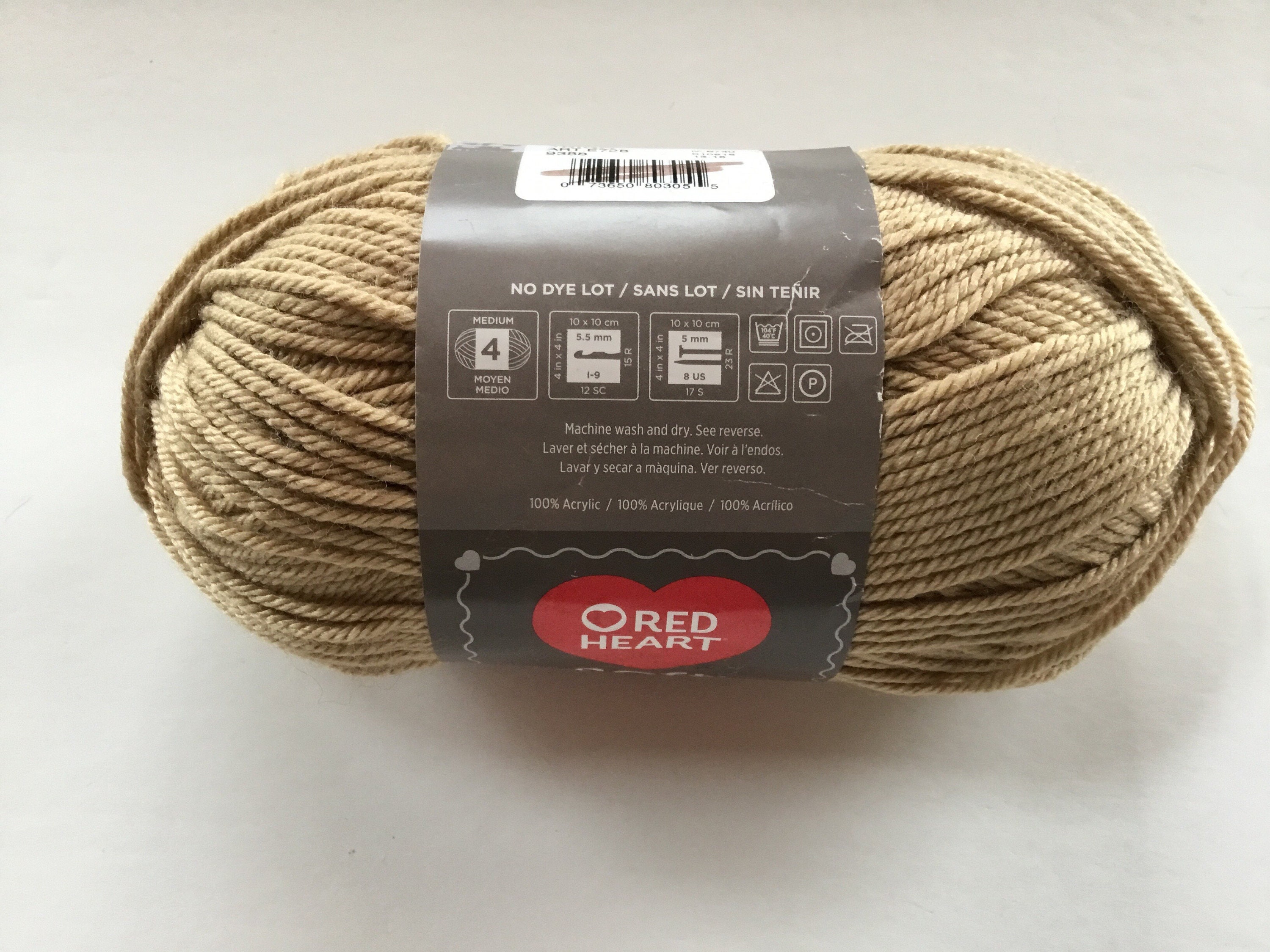 Red Heart Soft yarn 5oz/141g 234m/256ydsmedium 4Wheat Etsy