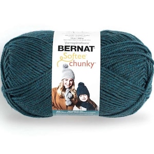 Bernat Softee Chunky Yarn, 400 g, supergrof garen - Teal