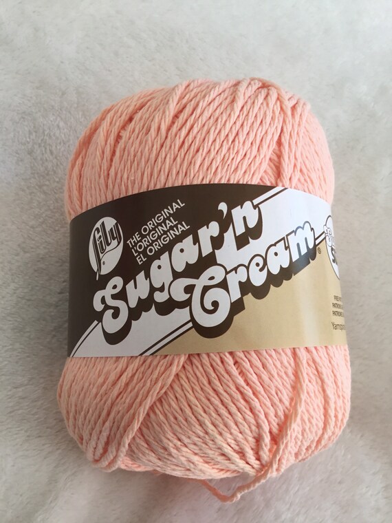 Lily Sugar”n Cream the Original Super Size Yarn 4oz/113g -coral