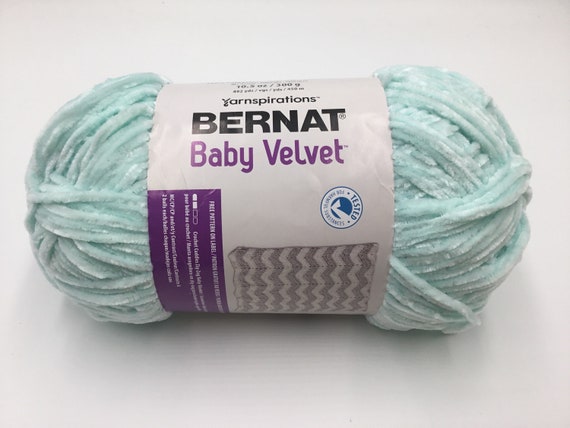 Bernat Baby Velvet 300g/10.5oz Medium 4-bleached Aqua -  Israel