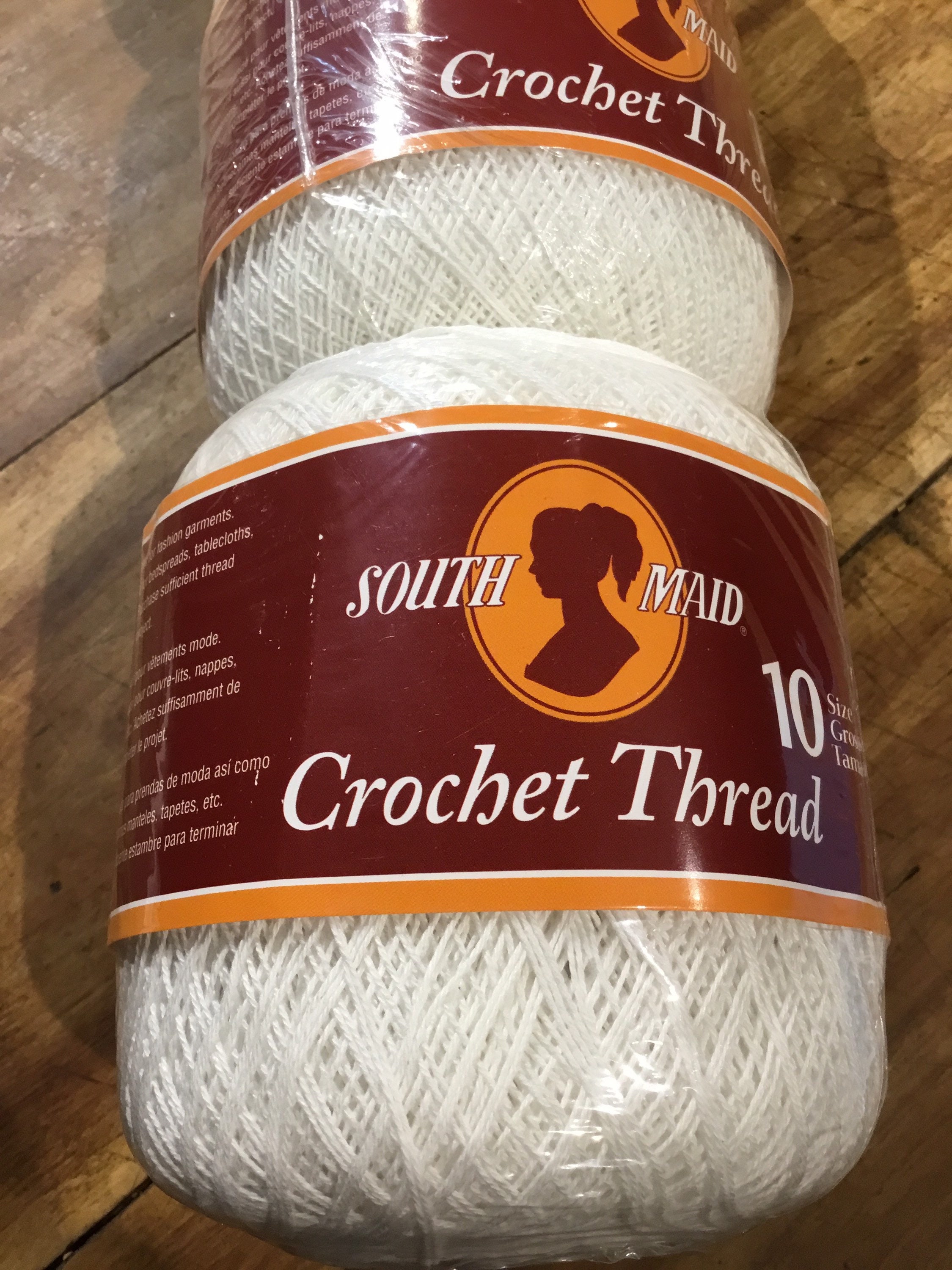 South Maid size 10 Set of 3 100 mercerized cottonCrochet Etsy