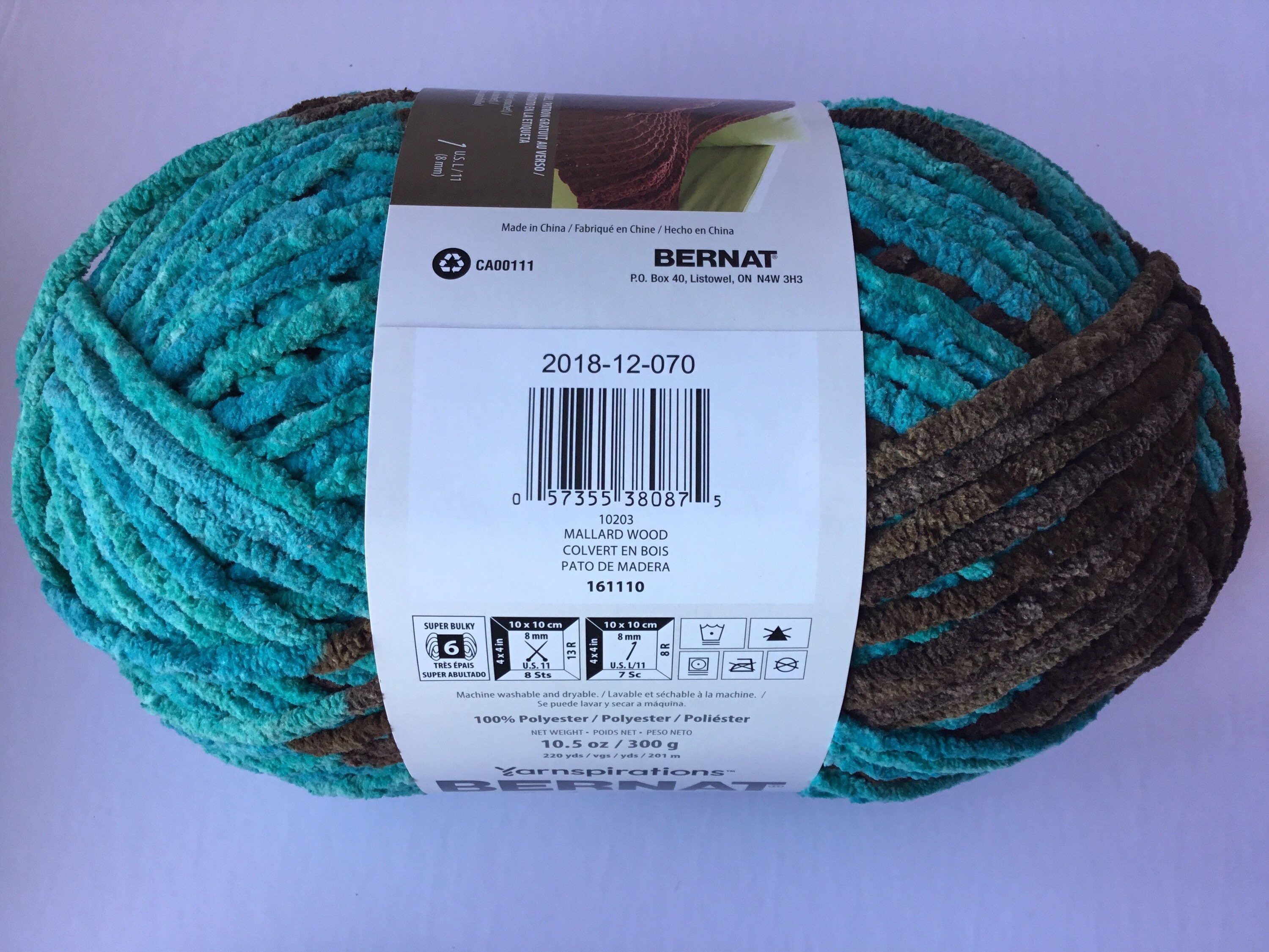 Bernat Blanket Ombre 300g Variety Of Colours Ocean Teal Denmark