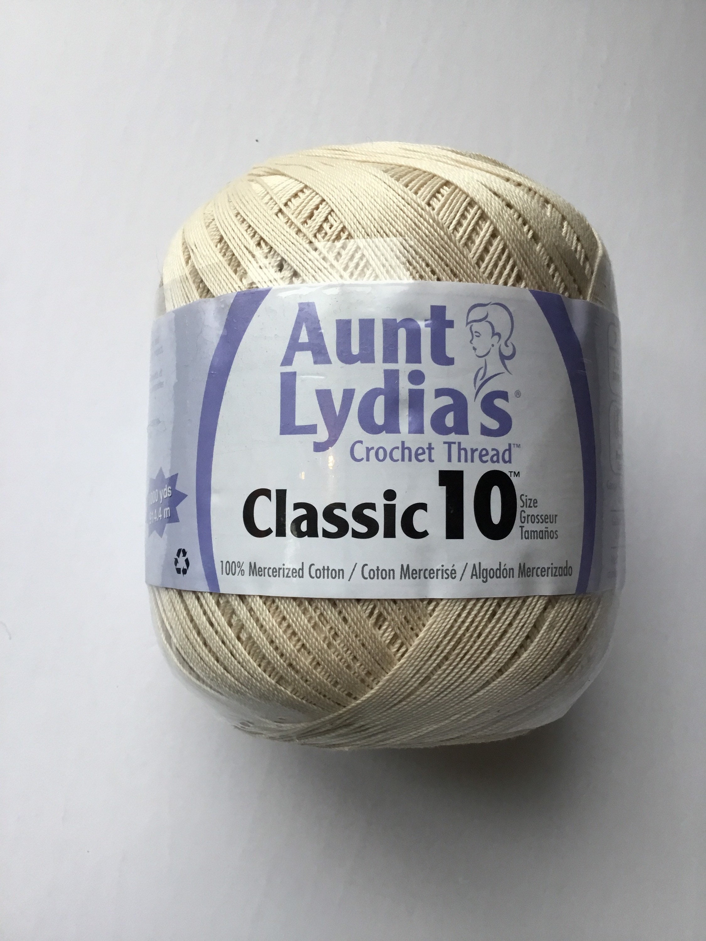 Aunt Lydias Crochet Thread Classic 10 1000 Yds 914.4 Ireland