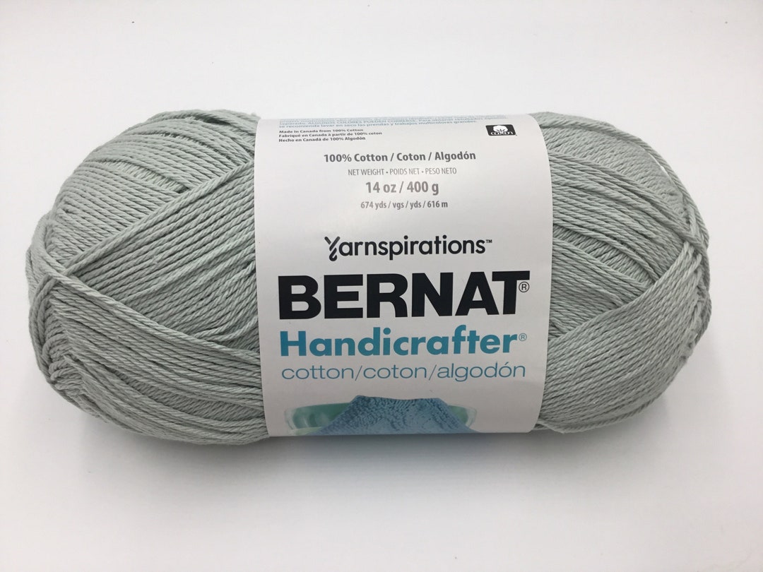 Bernat Handicrafter Cotton Off White Yarn - 2 Pack Of 400g/14oz