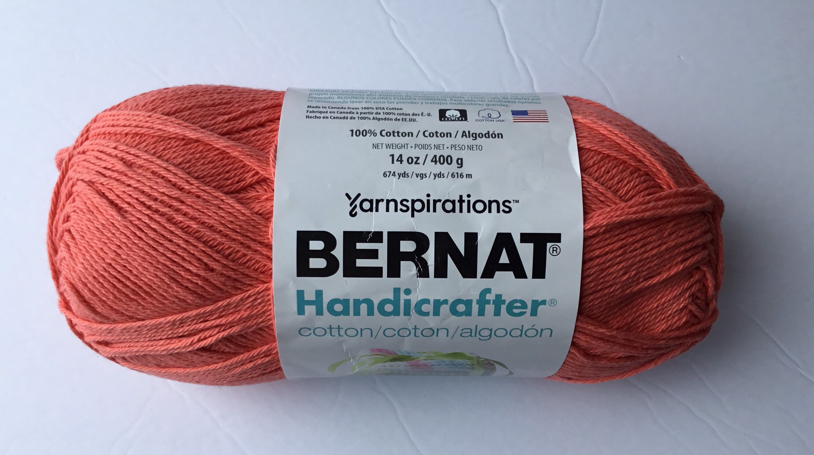 Bernat Handicrafter Cotton Yarn (400g/14oz), Yarnspirations in 2023