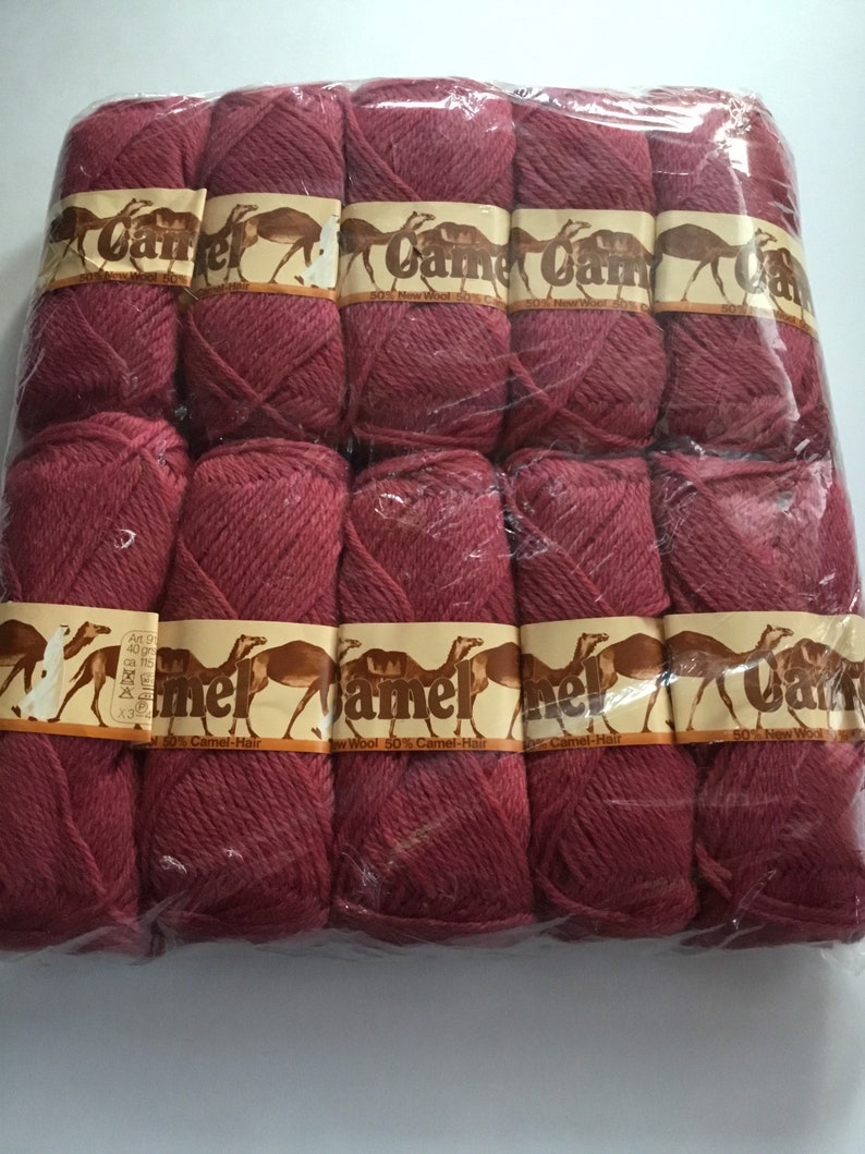 Camel Yarn Set of 10 Schoeller Wolle 50 Wool & Camel Hair Etsy