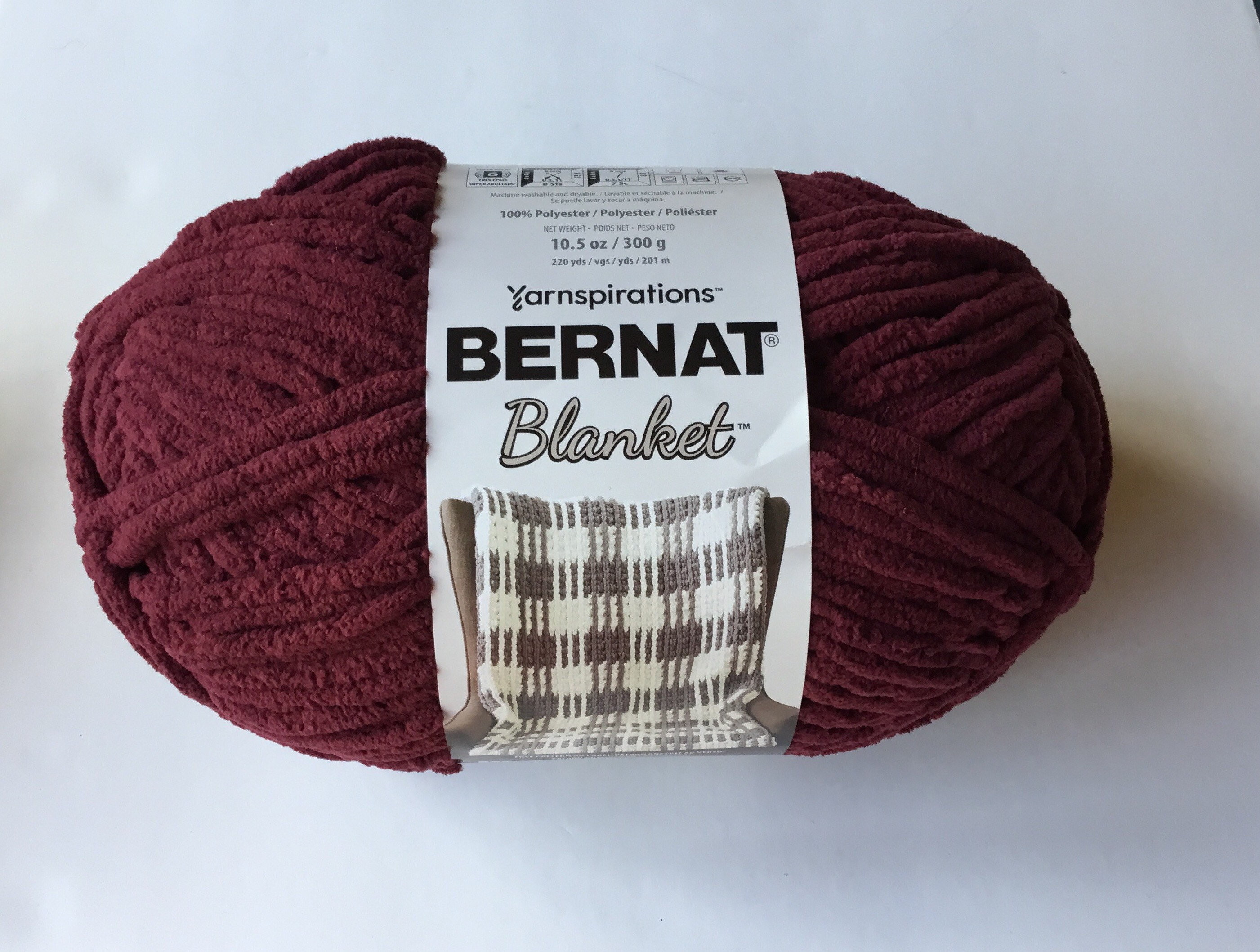 Bernat Blanket Ocean Shades Yarn 2 Pack of 300g/10.5oz Polyester