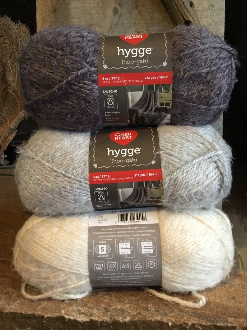 Red Heart Hygge hoogah Yarn 227g/8oz212yds/194m Etsy