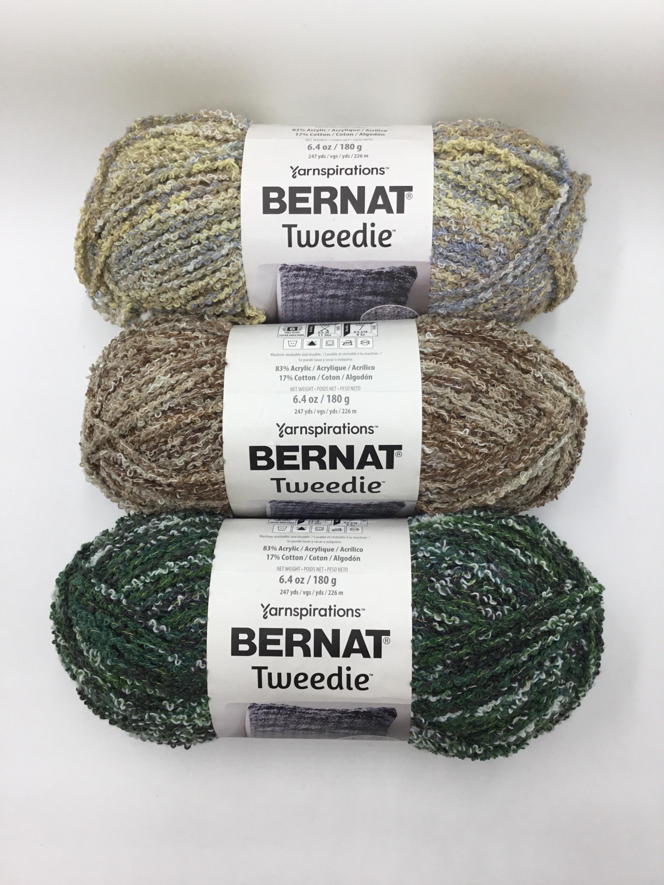 Bernat Tweedie Yarn 247yds 226m Rippled Yarn discontinued Yarn 3 Colours Sandbanks pine Forest summer Rain Etsy