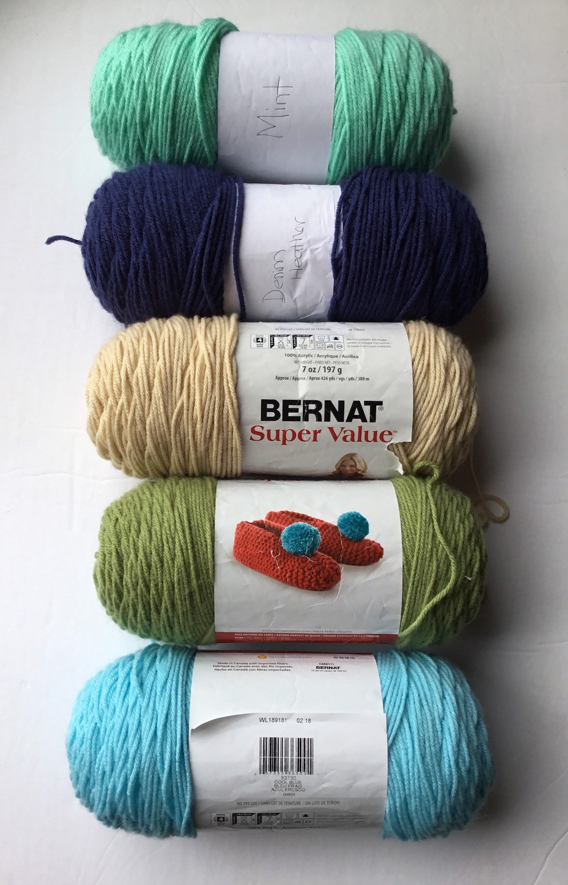 Bernat Super Value Yarn 7oz/197g Variety of Colours Etsy