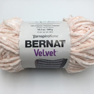 Bernat Baby Velvet Set of 3, 3.5oz/100gea 100% Polyester Restful Rose Set  of 3 