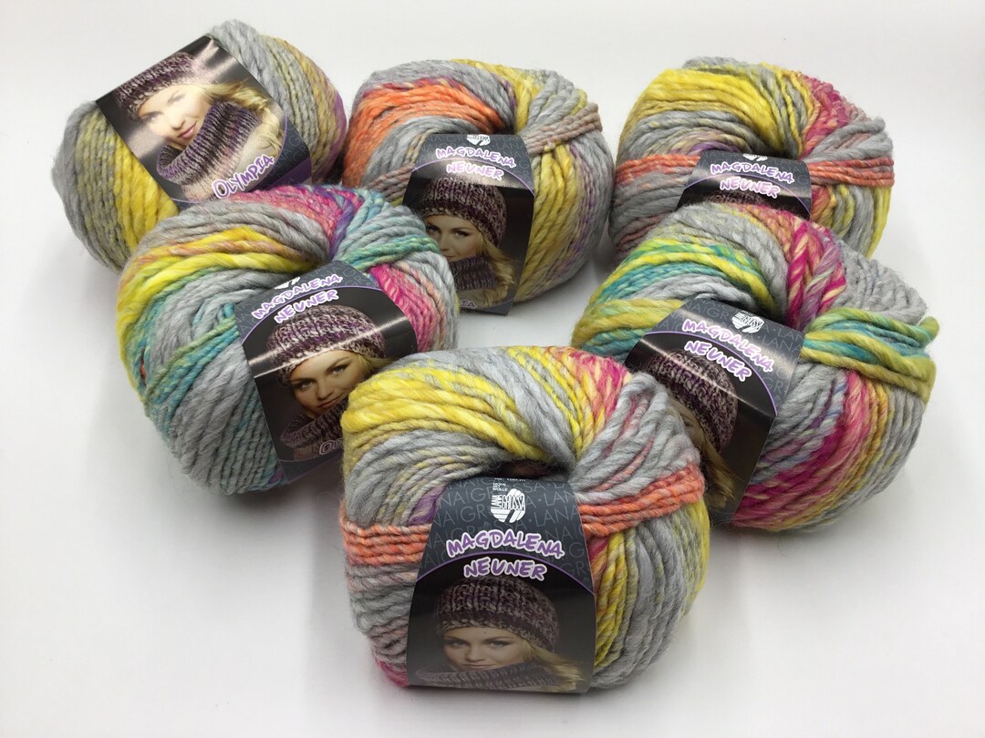 Magdalena Olympia Yarn Lana Grossa Yarn, Super Soft Yarn, Virgin Wool