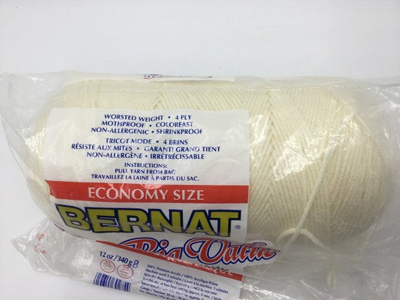 Bernat Super Value Yarn Crochet Knitting Supplies DESTASH 