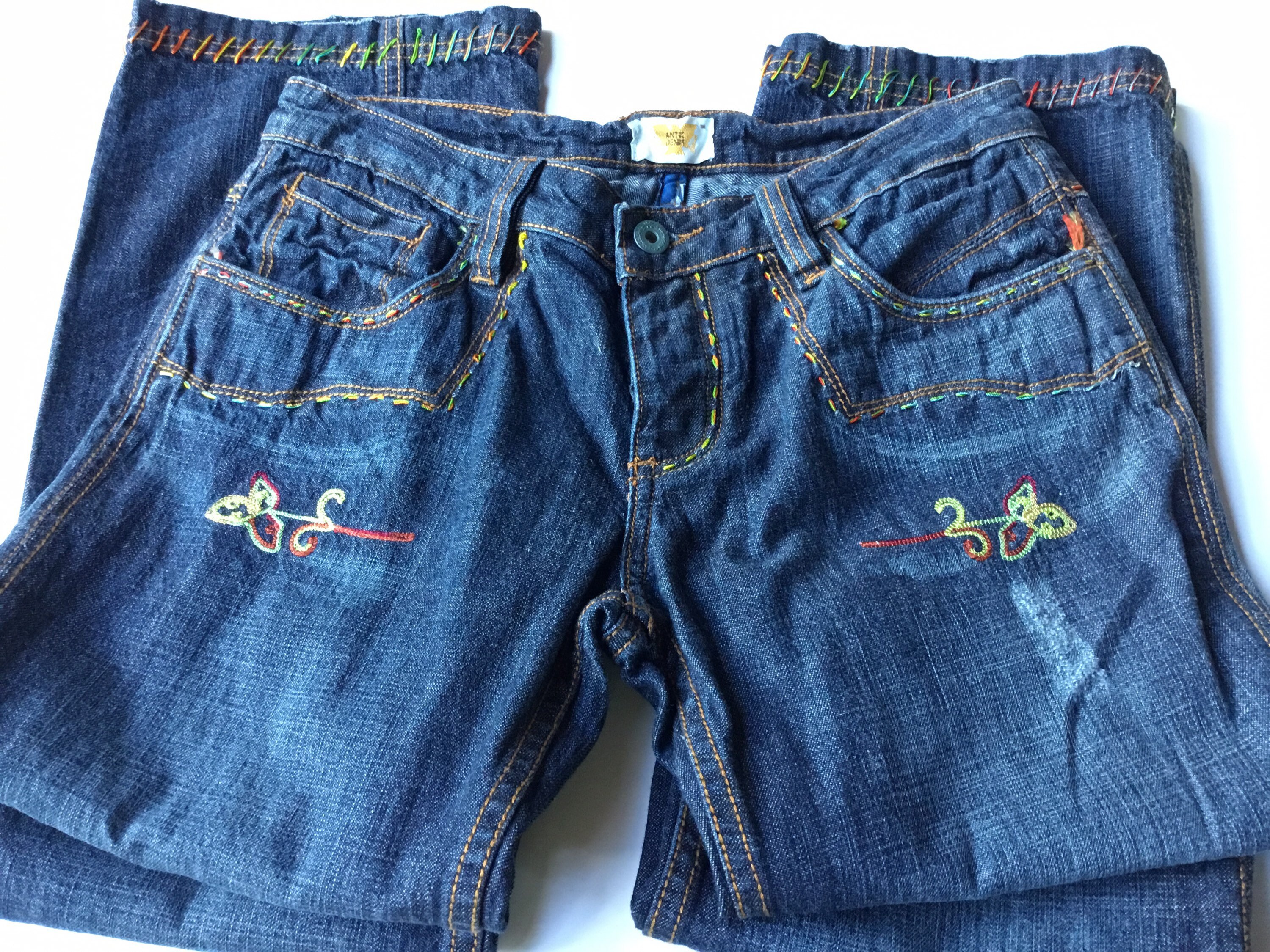 Embroidered Jeans Vintage Antik Denim 
