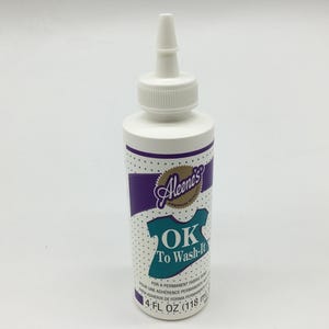 Alene’s Ok To Wash It, for a Permanent Fabric Bond, 4-FL OZ(118ml)