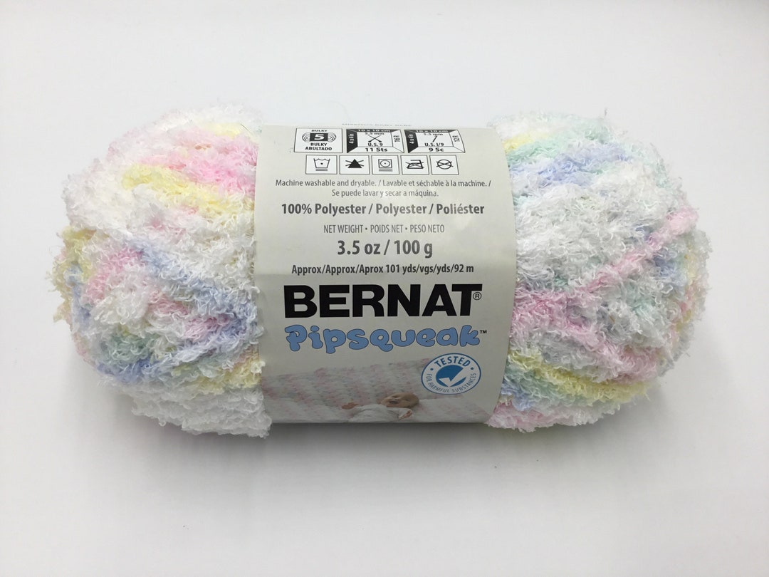 Bernat Pipsqueak Yarn Bulky 5, Super Soft-100g/3.5oz baby Baby Print 