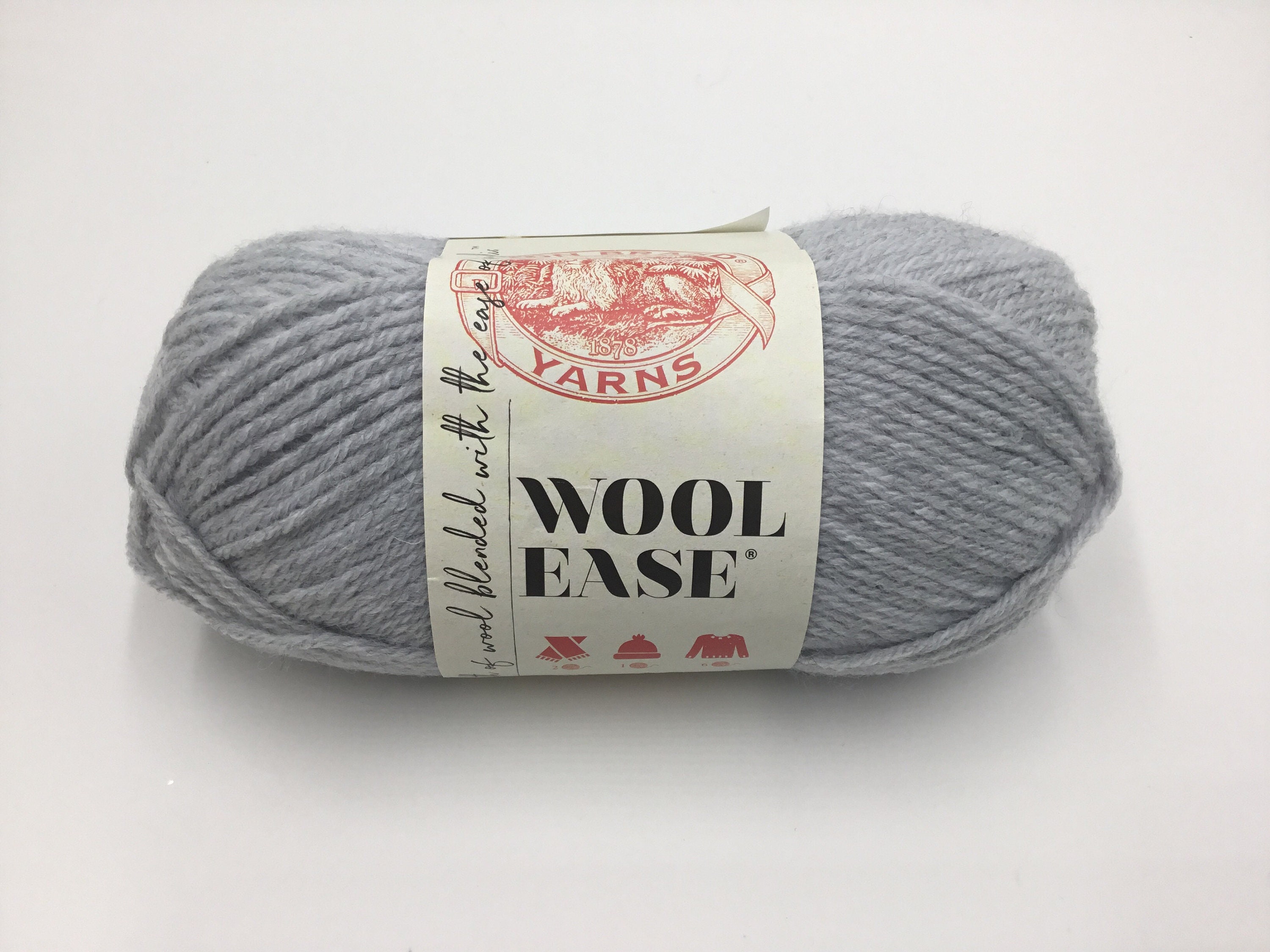 Lion Brand Wool Ease Yarn, Medium 4/197yd/180m Icicle 