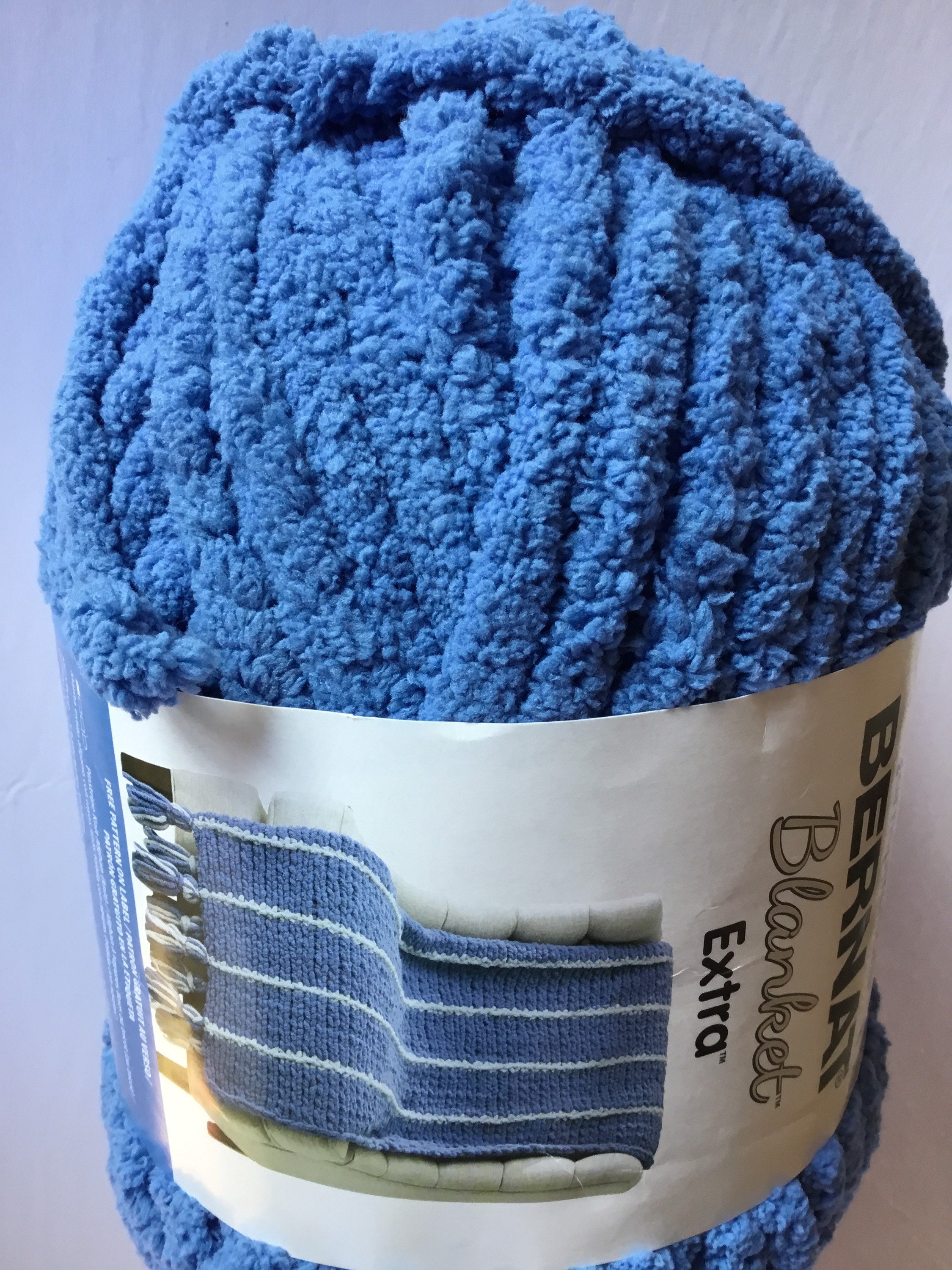 Bernat Blanket Extra 10.5oz/300g bulky 7 Crisp Blue Etsy