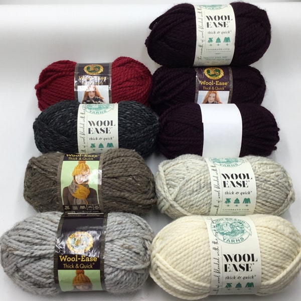 Wool Ease Thick and Quick Yarn Etsy