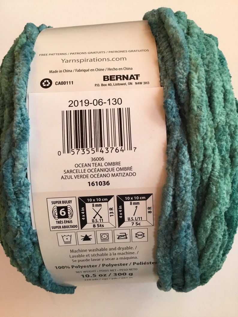 Bernat Blanket Ombre 300g Variety of Colours Ocean Teal Etsy