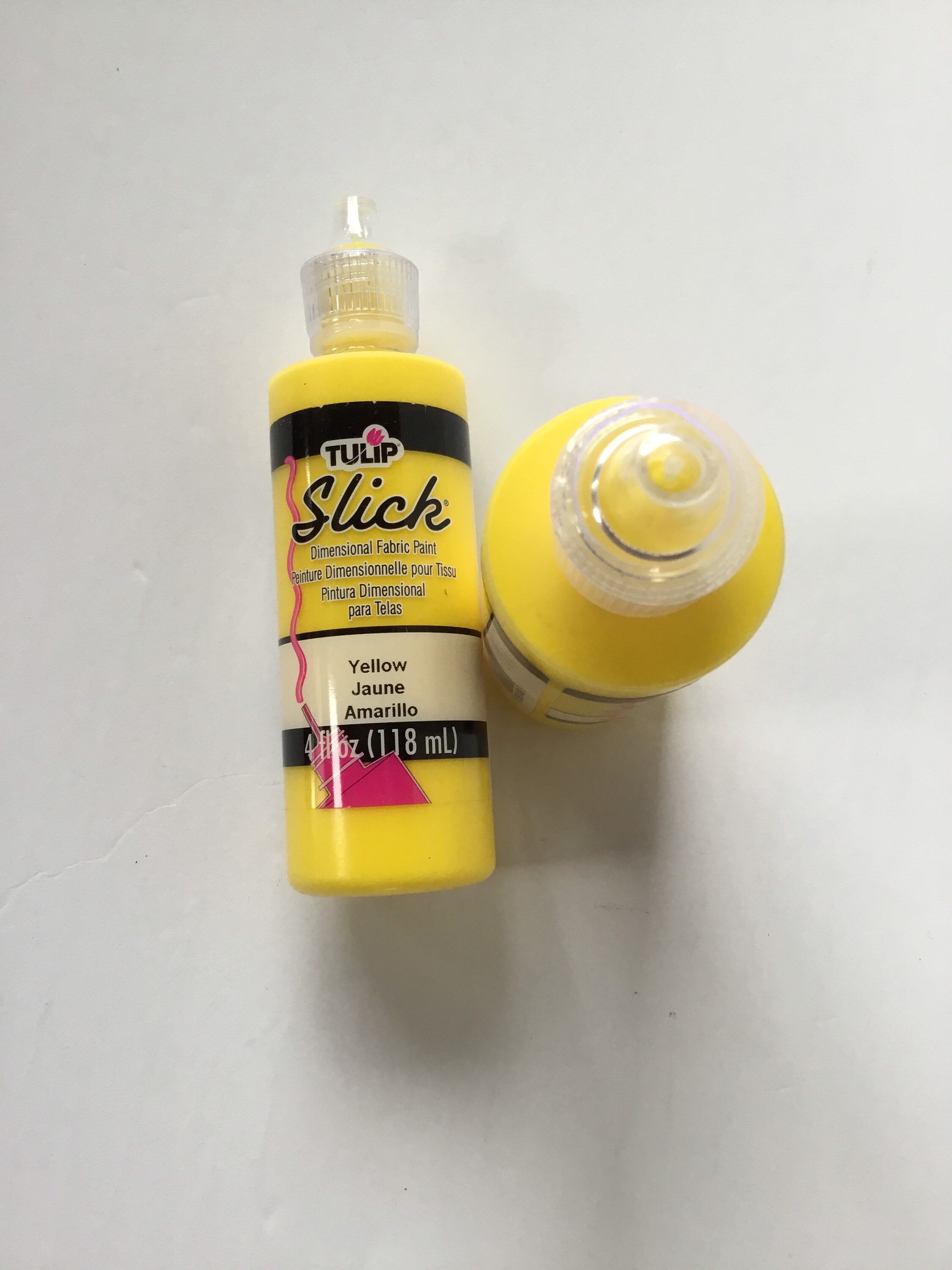 Tulip Slick Dimensional Fabric Paint 4 Fl Oz/118 Ml Yellow Etsy Canada