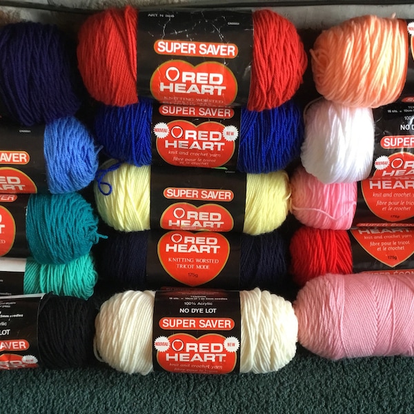 Discontinued Red Heart Yarn - Etsy