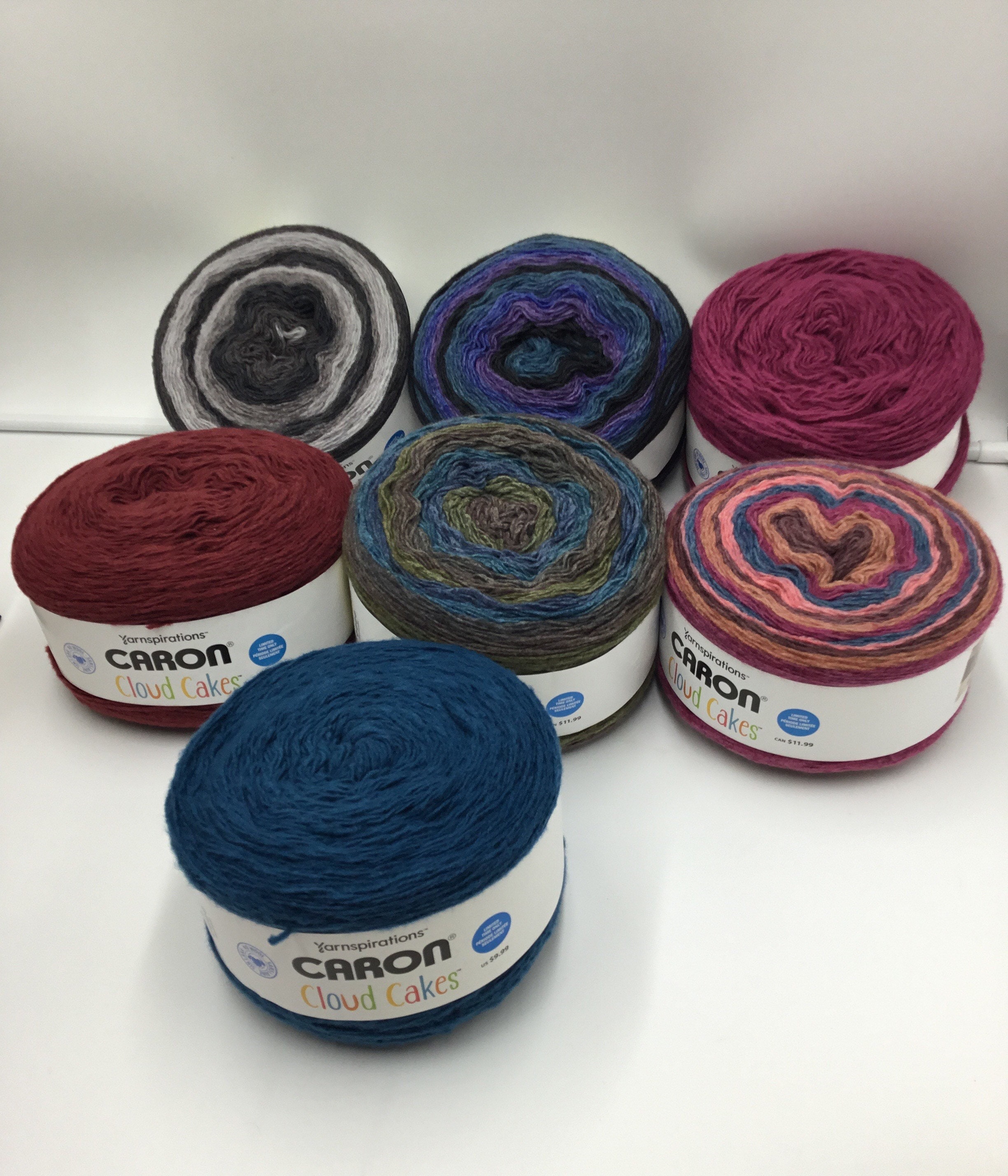 Caron Cloud Cakes Sun and Sea Polyester Knitting & Crochet Yarn