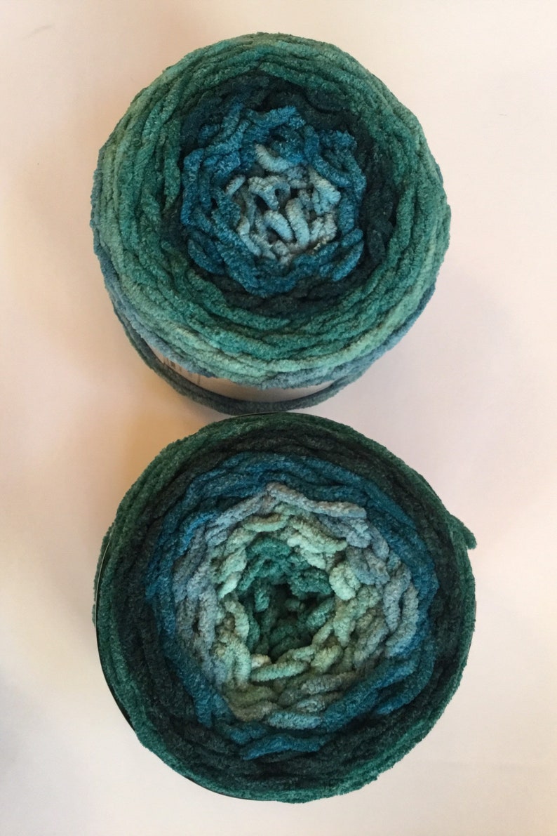 Bernat Blanket Ombre 300g Variety of Colours Ocean Teal Etsy