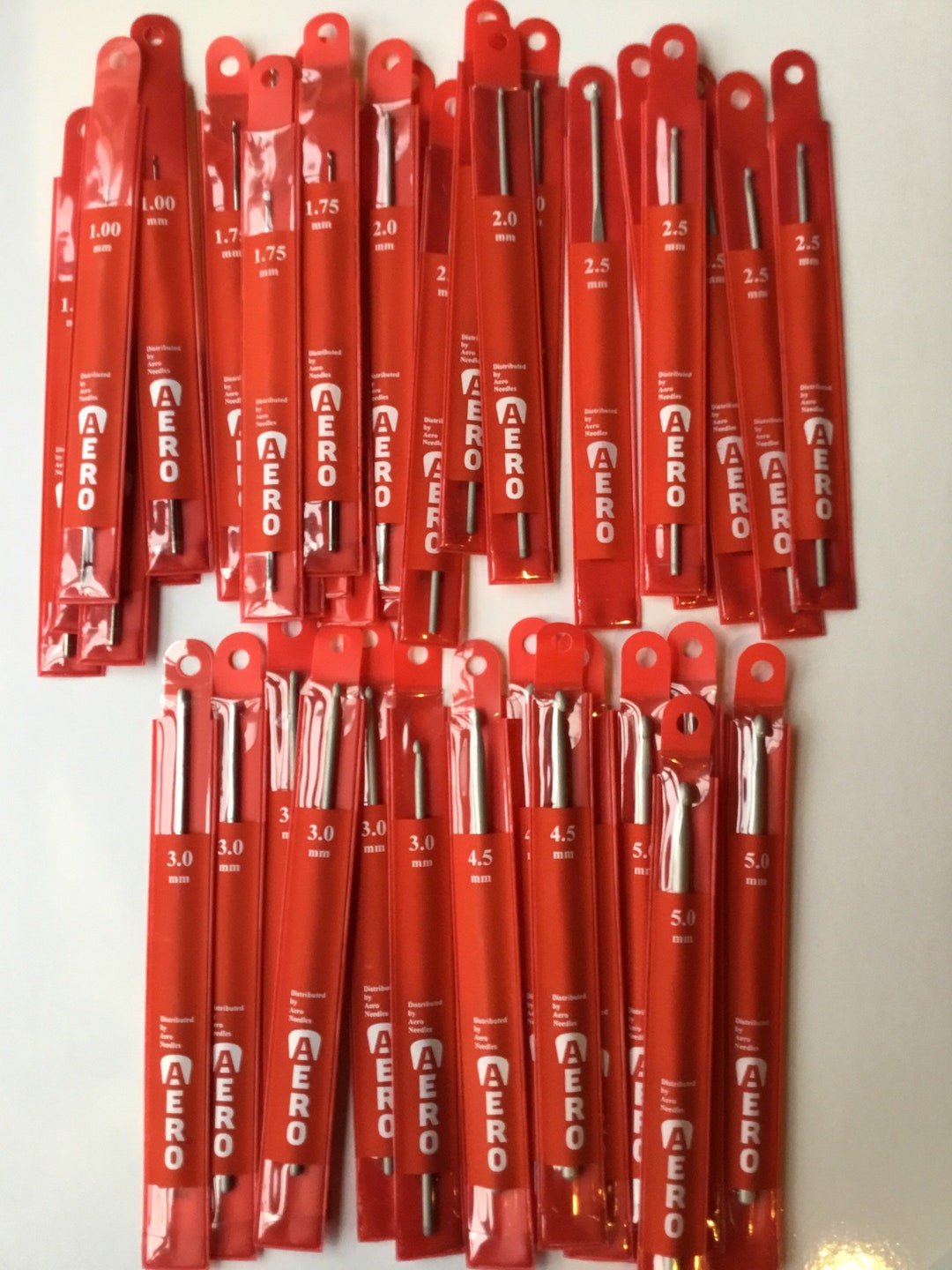 Aero Crochet Hooks / Many Different Sizes vintage in Package From 1 to 5 Mm Etsy