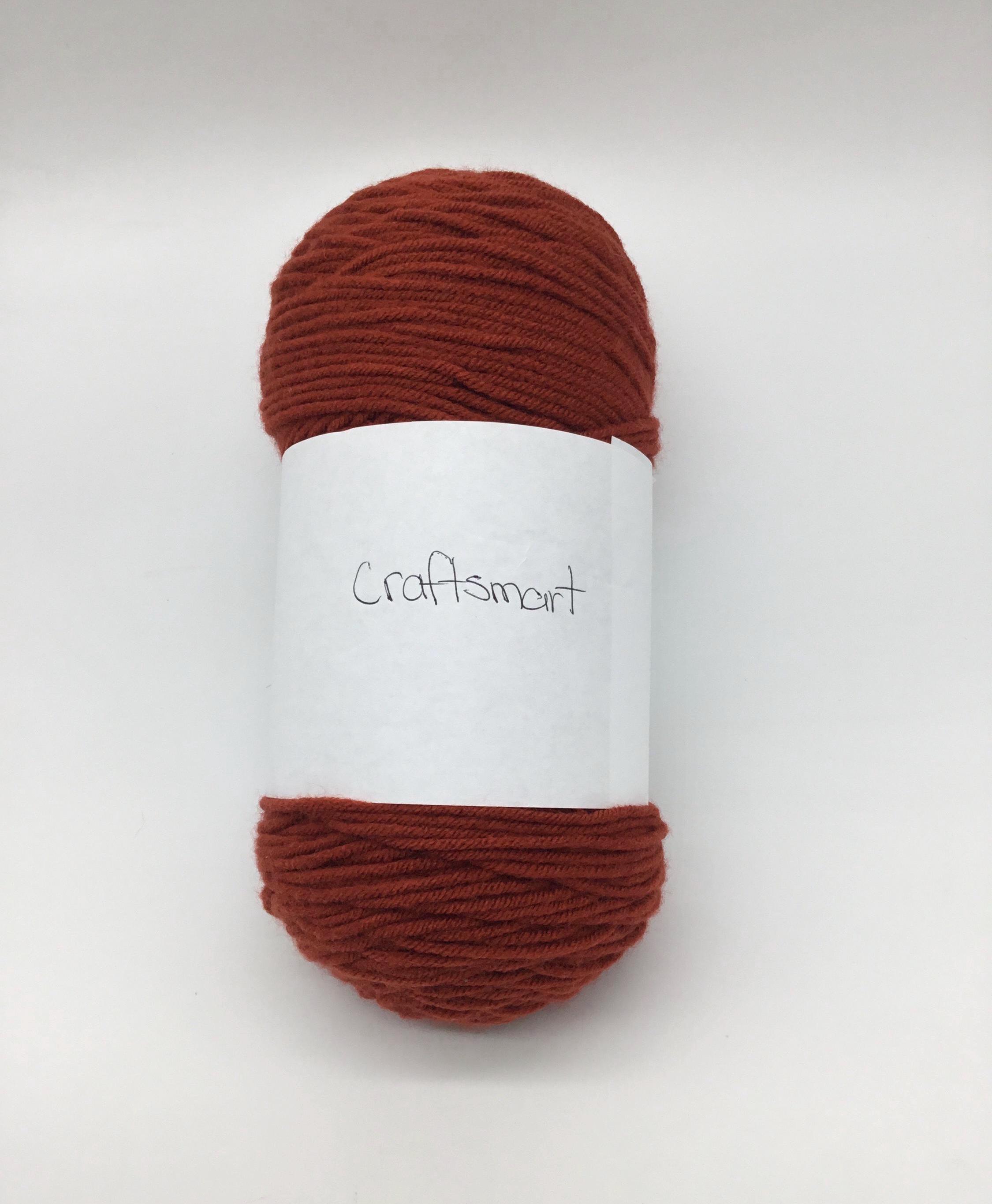Craftsmart Value Yarn 354yds/324m Medium 4 - Col Rust Left - Etsy