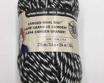 Loops & Threads Camden Wool Big Yarn,278yds/8.8oz/254m - Gray Ragg