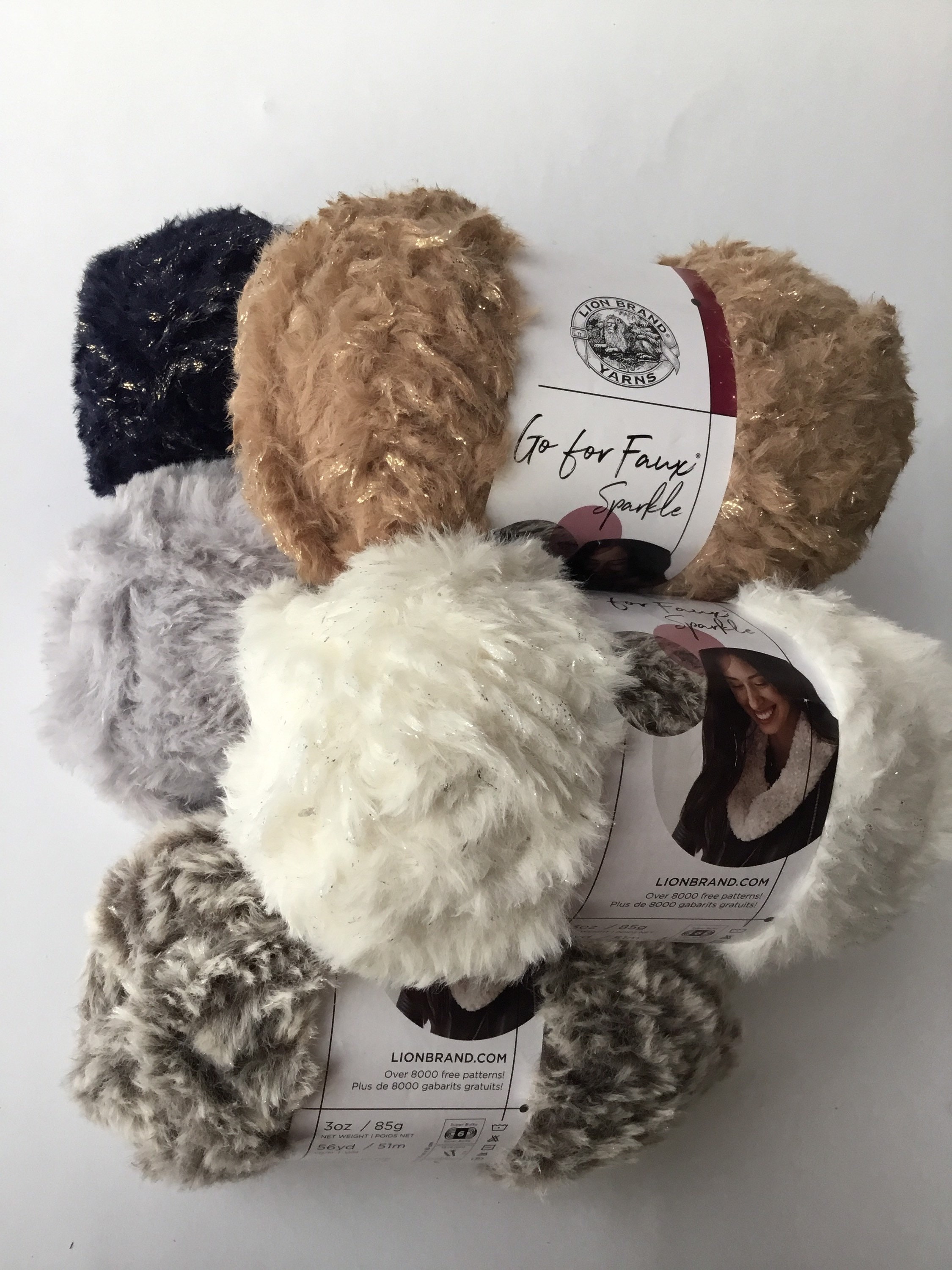  Lion Brand Yarn 320-205 Fun Fur Yarn