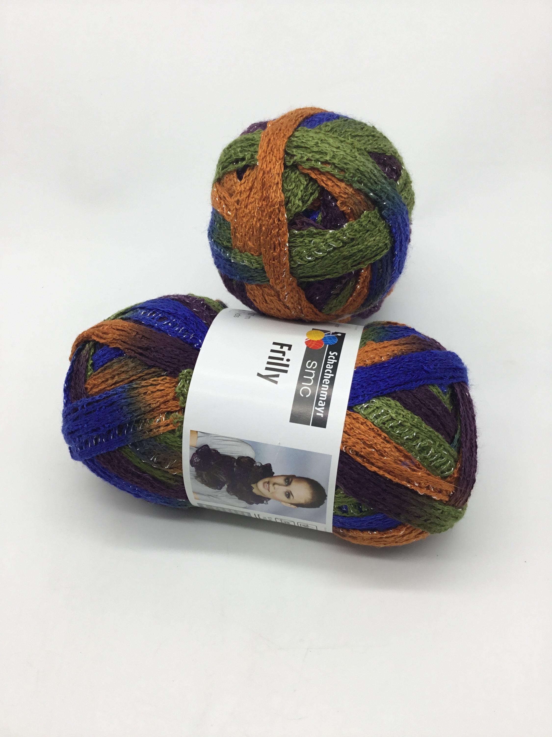 SMC Schachenmayr Frilly Ruffling Yarn - Soft Textured Craft Yarn For Knitting & Crochet