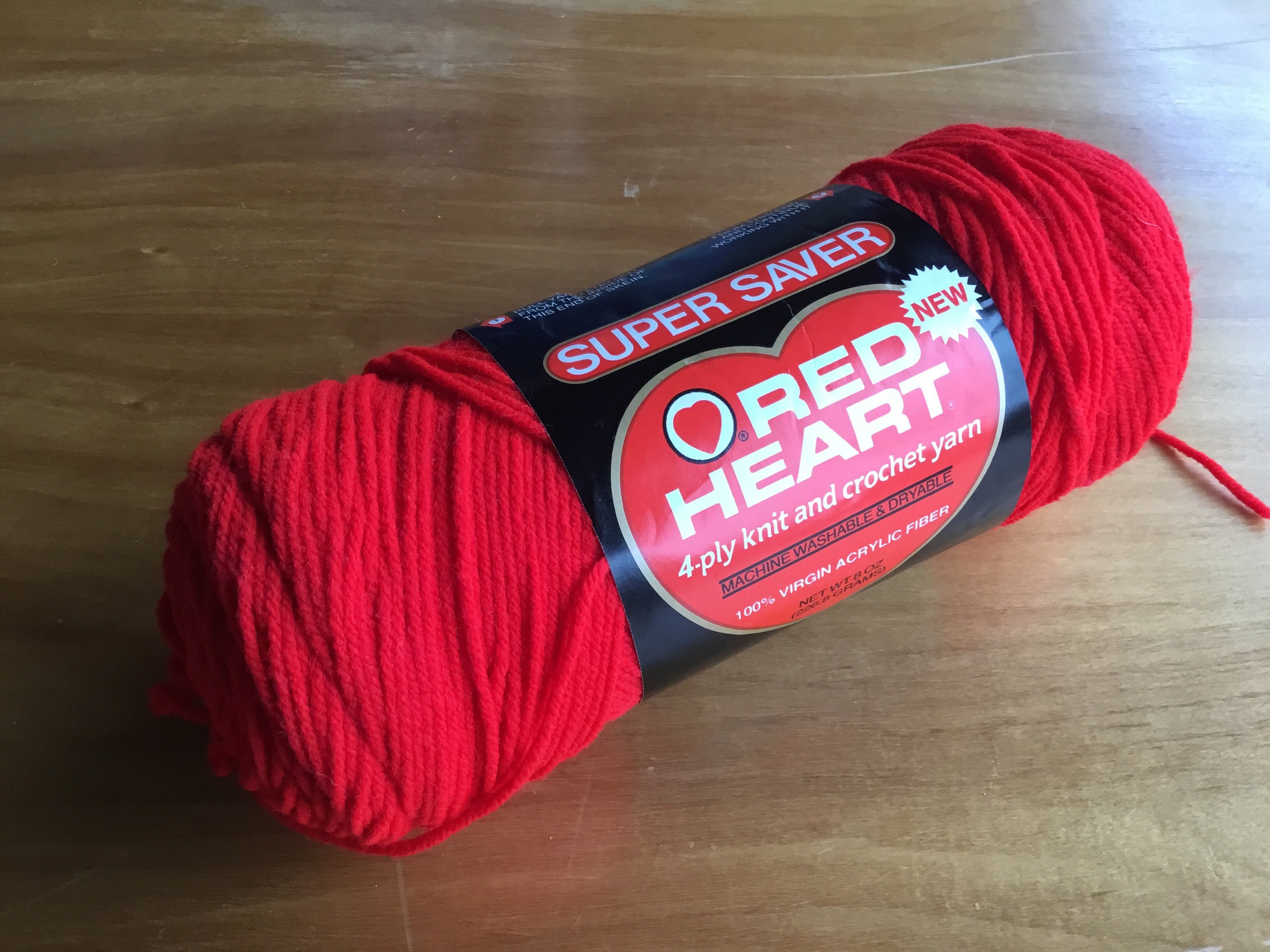 Red Heart Super Saver,4ply Vintage Yarn 364 Yds/198g/333m Medium 4