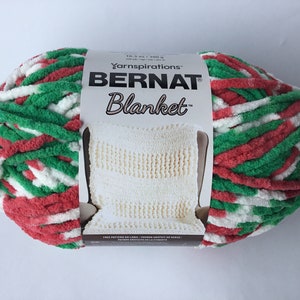Bernat Blanket Yarn super Soft,luxe,10.5oz/300g Super Bulky 6 Yarn-jingle  Print -  Norway