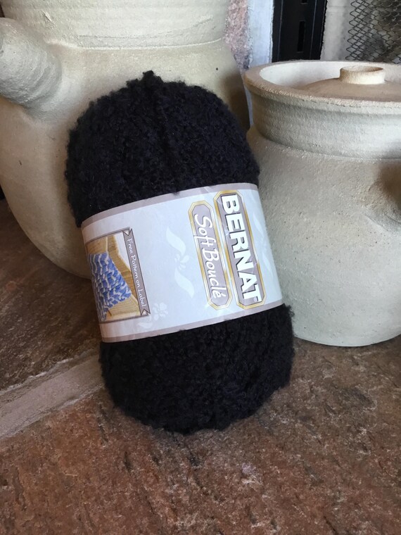 Bernat Soft Boucle Yarn, Rippled Yarn, Gentle Soft Acrylic