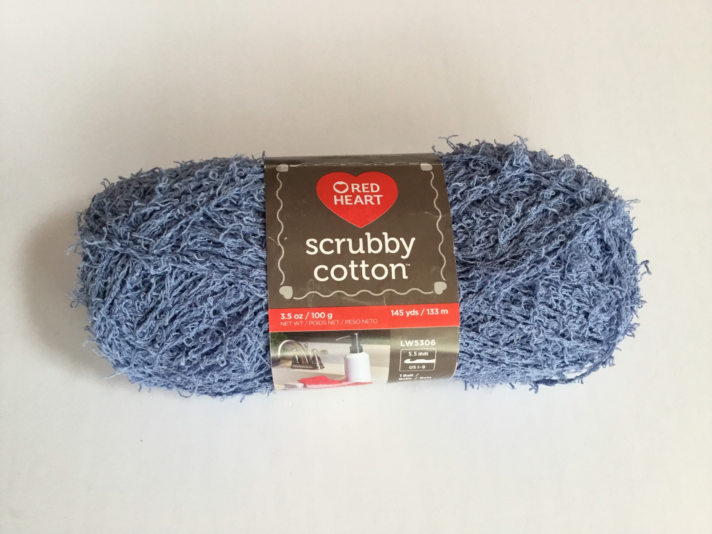 Red Heart Scrubby Cotton Yarn