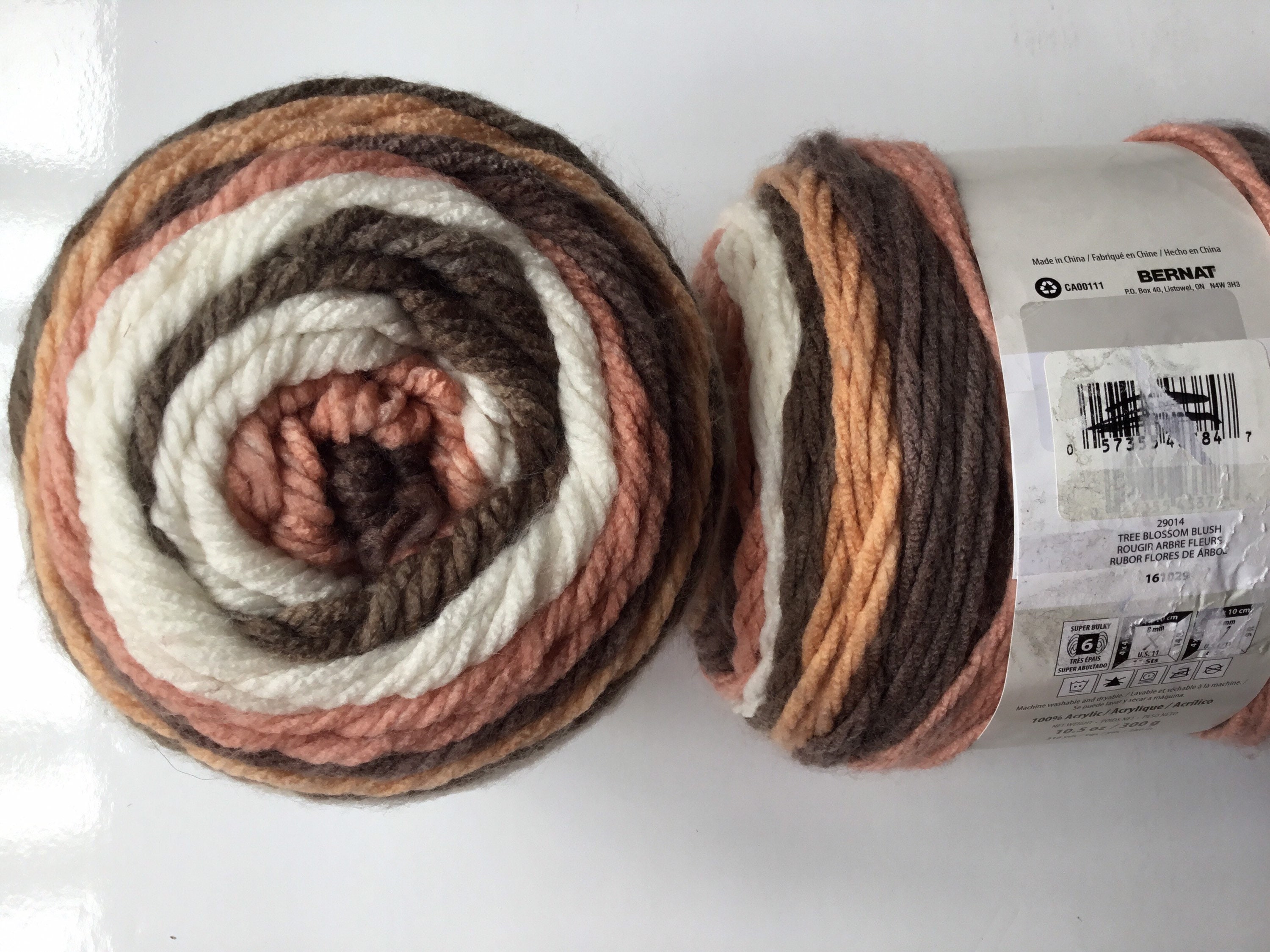 Bernat Softee Chunky Stripes - Camoflauge Ombre - Super Soft, Luxe