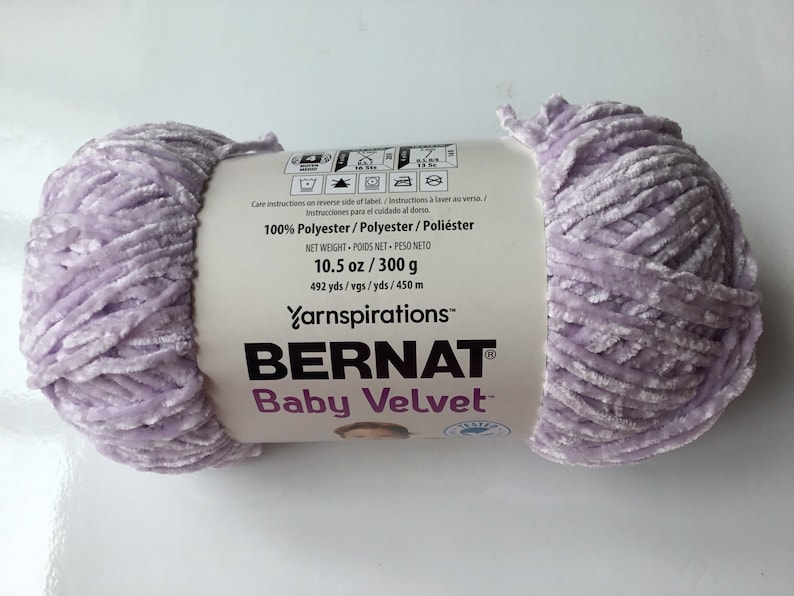 Bernat Baby Velvet 300g10.5oz Lilac Blooms