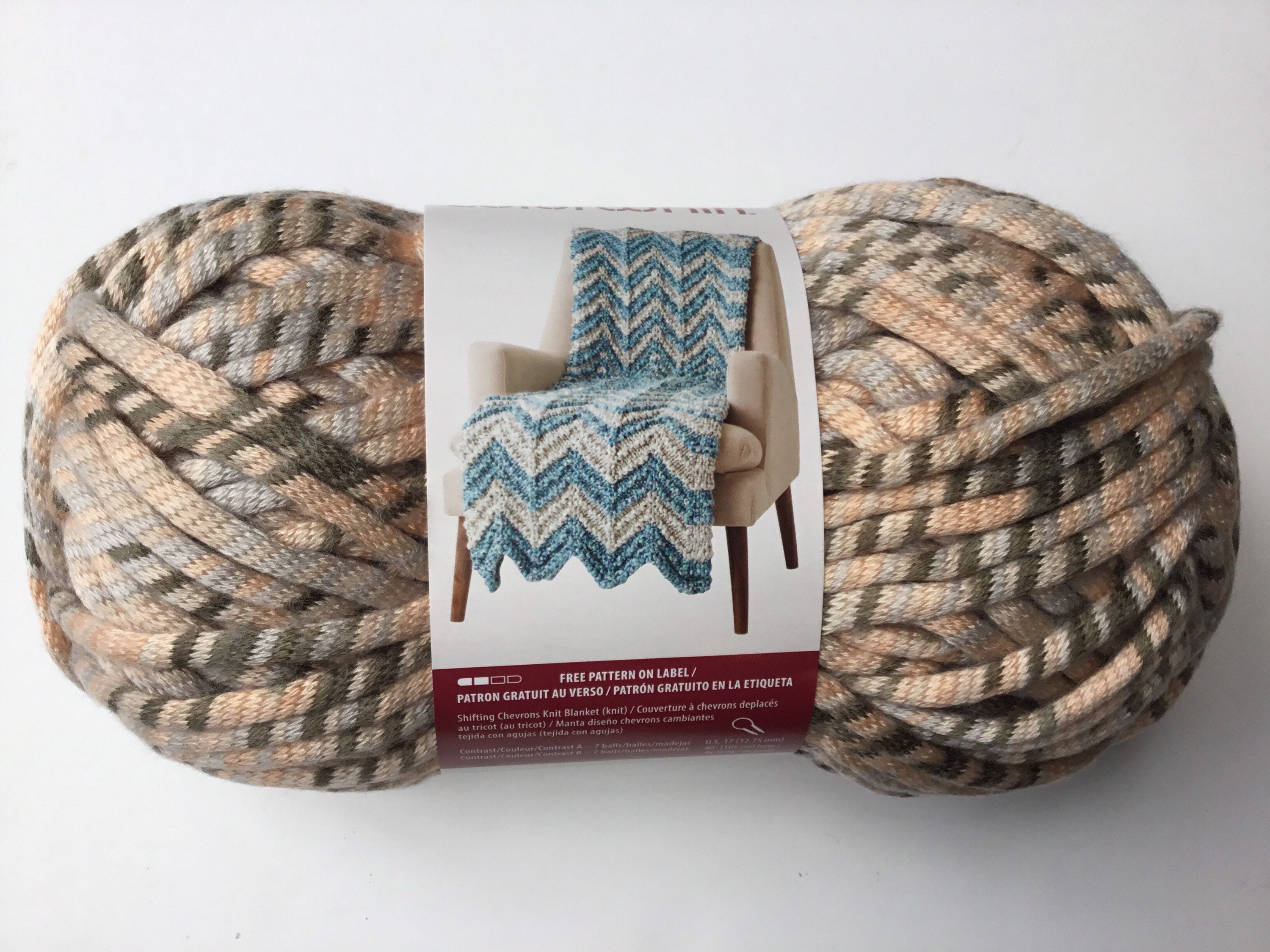 Bernat Colorwhirl Yarn Bernat Maker 8.8 Oz 250g Super Bulky 6 Pebble Etsy Ireland